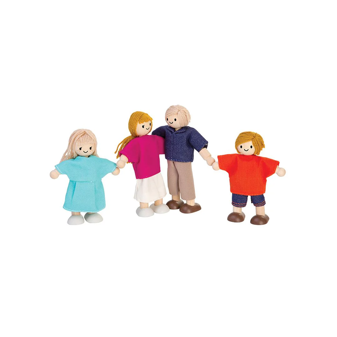 PlanToys Doll Family - Light Skin Tone - Blonde Hair - Image 2