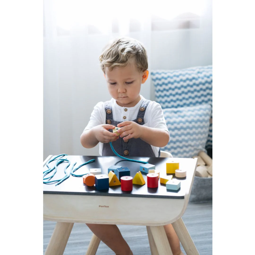 PlanToys Geo Lacing Beads - Unit Plus - Image 3