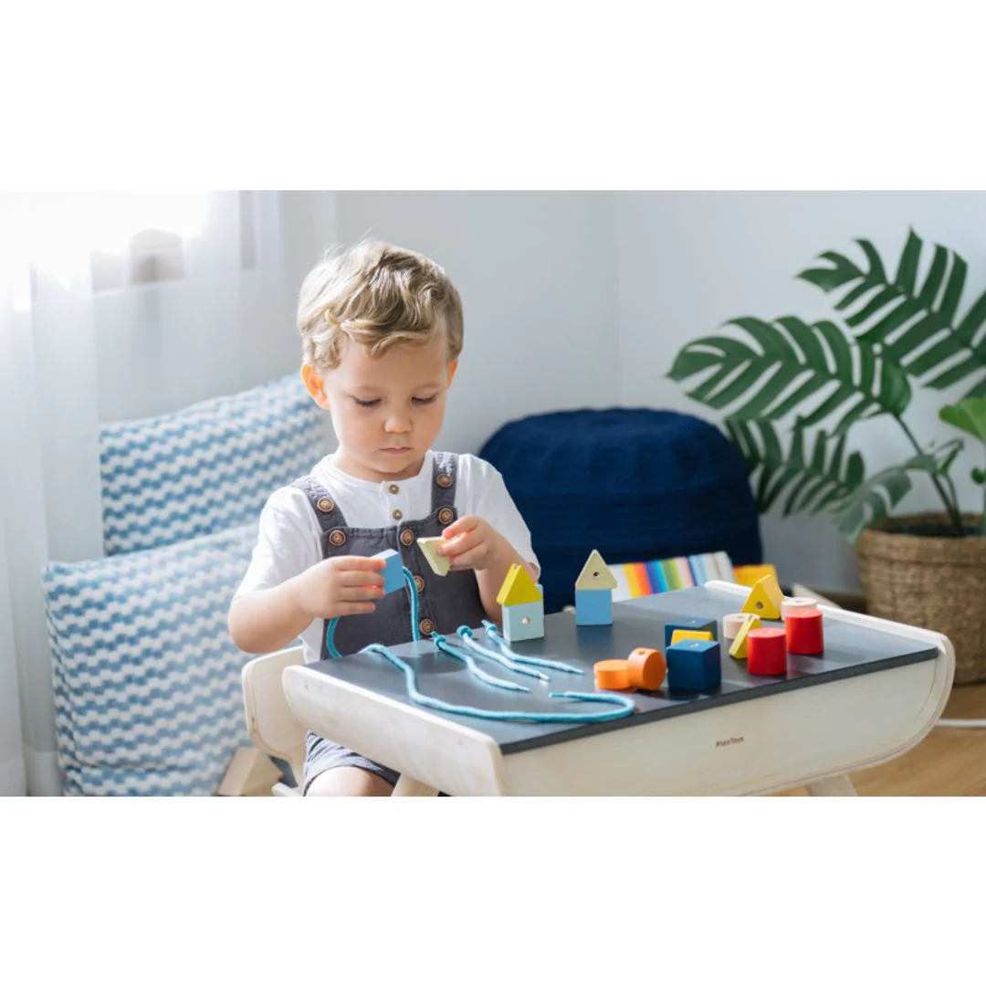 PlanToys Geo Lacing Beads - Unit Plus - Image 4