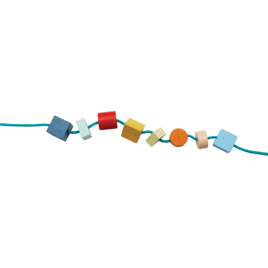 PlanToys Geo Lacing Beads - Unit Plus - Image 6