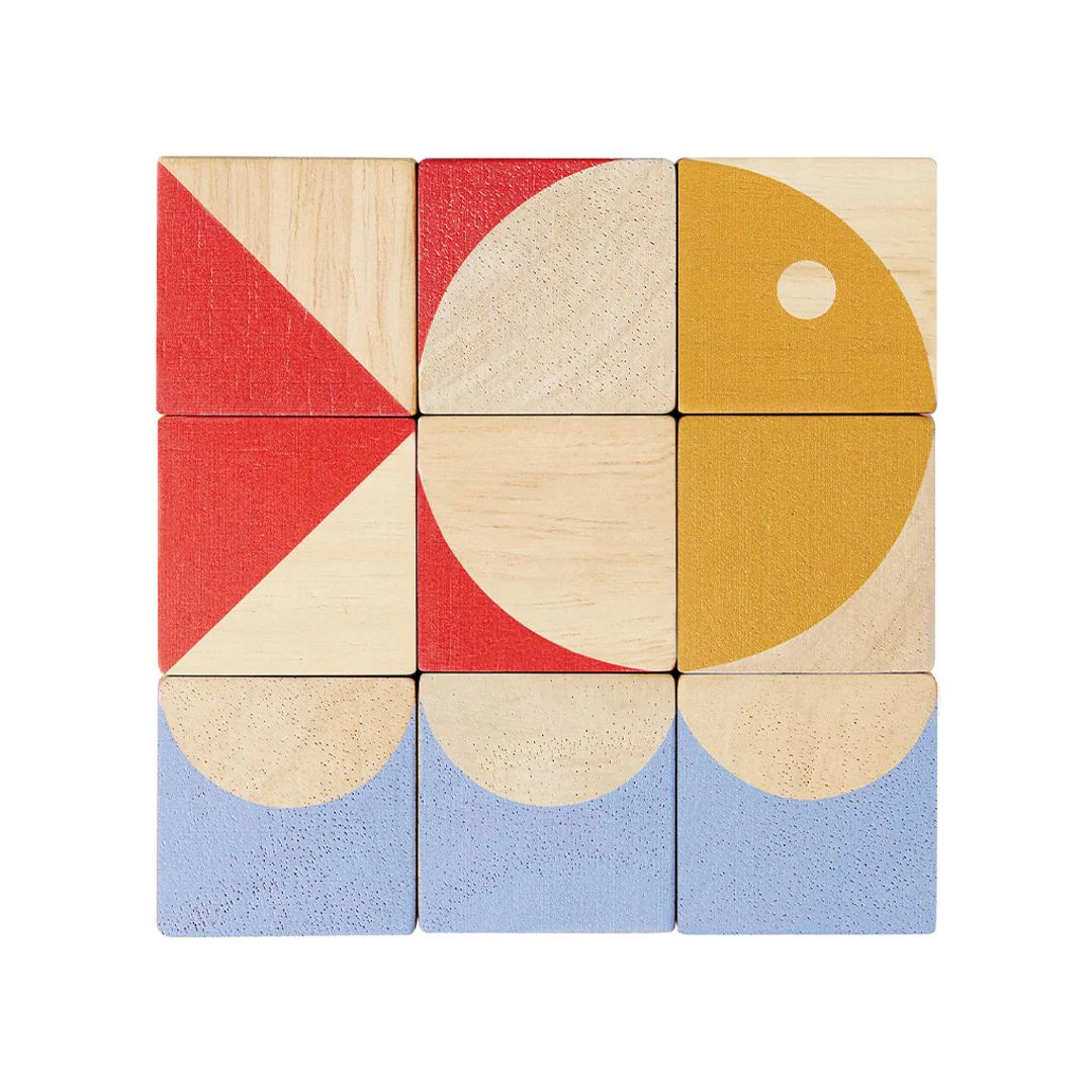 PlanToys Geo Pattern Cubes - Image 12