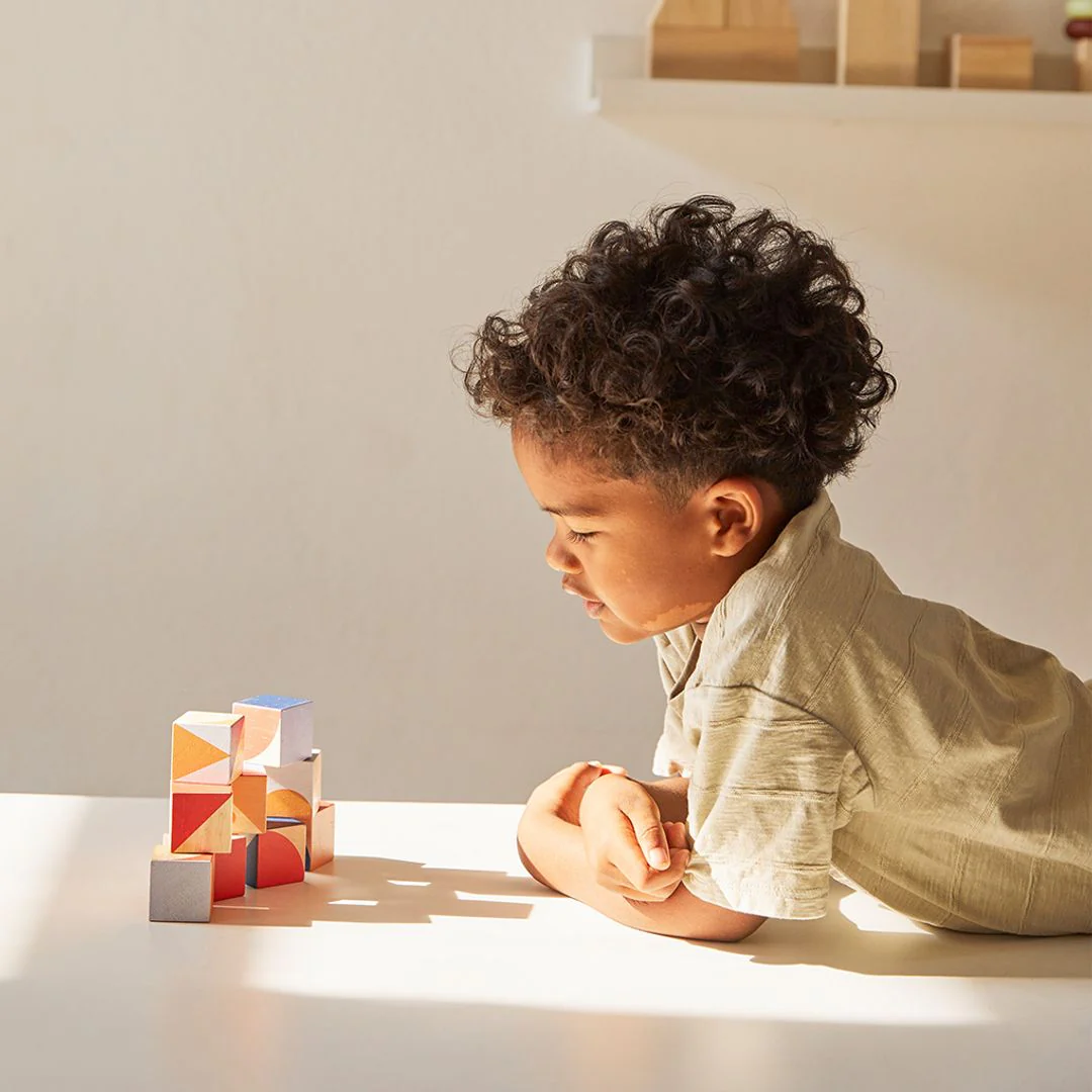PlanToys Geo Pattern Cubes - Image 5