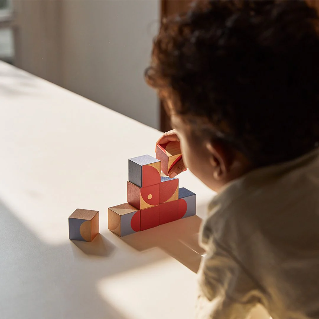 PlanToys Geo Pattern Cubes - Image 6