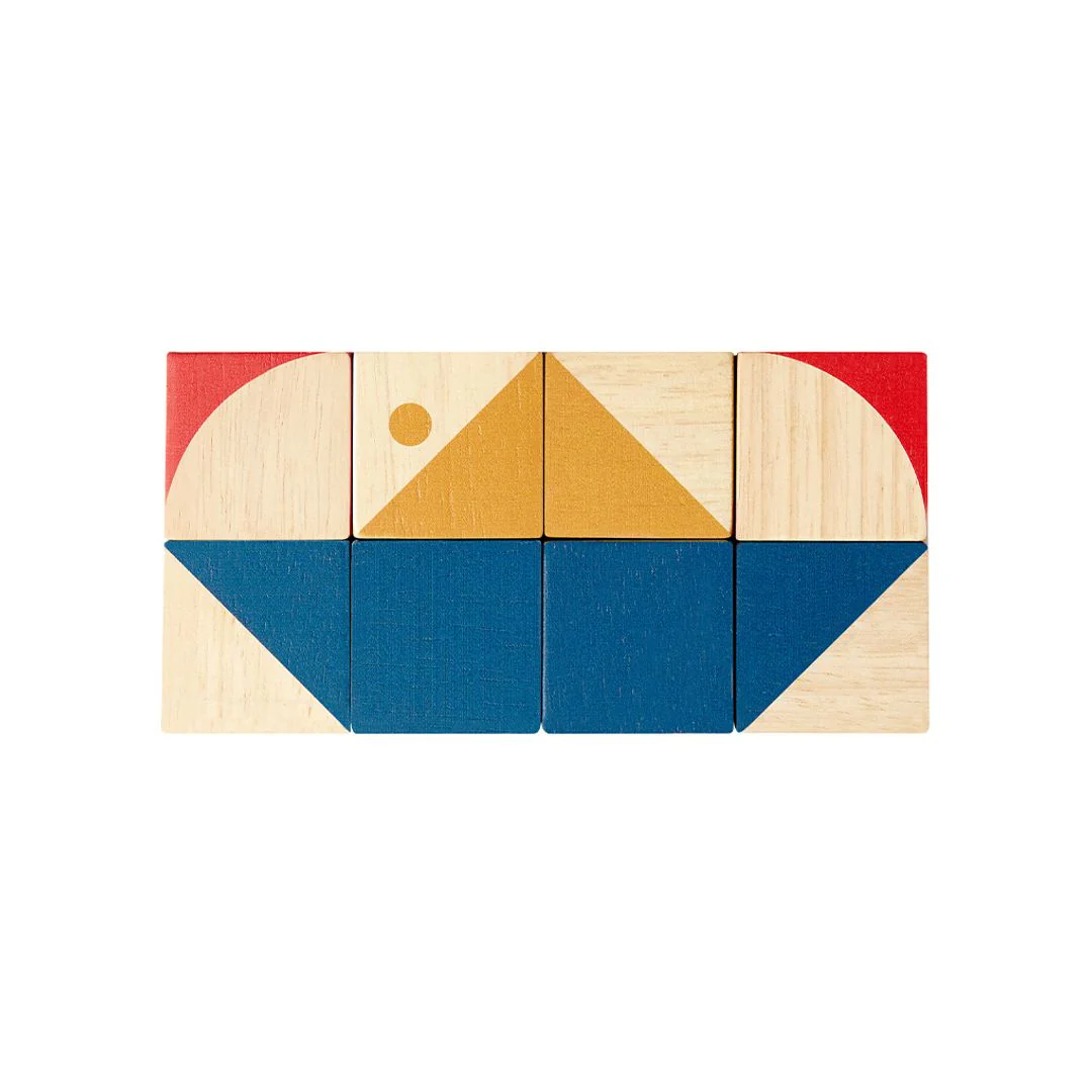 PlanToys Geo Pattern Cubes - Image 9