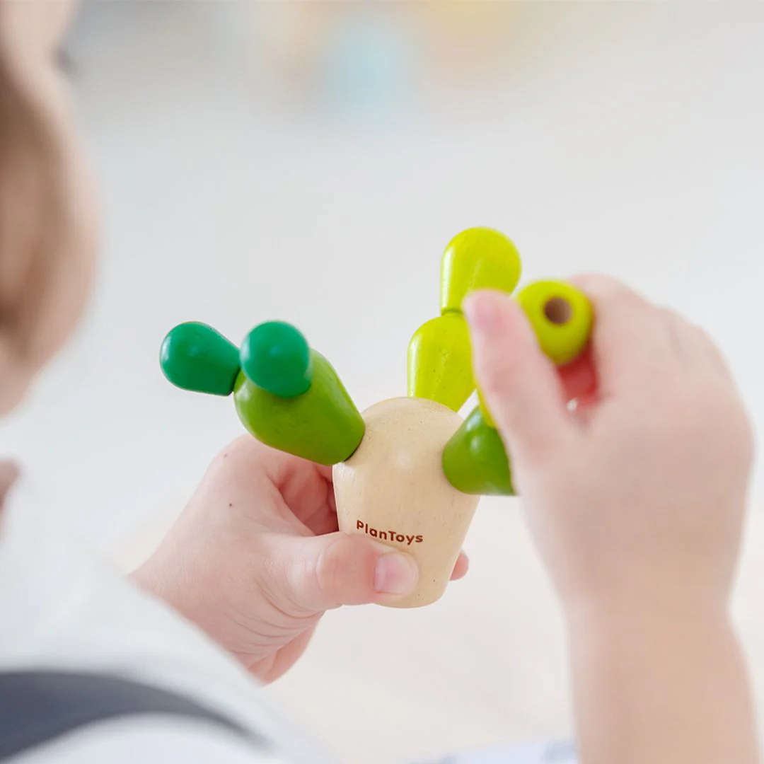 PlanToys Mini Balancing Cactus - Image 2