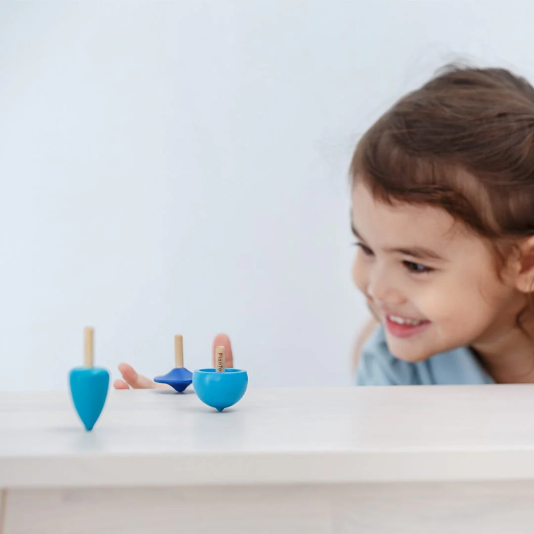 PlanToys Mini Spinning Tops - Image 3