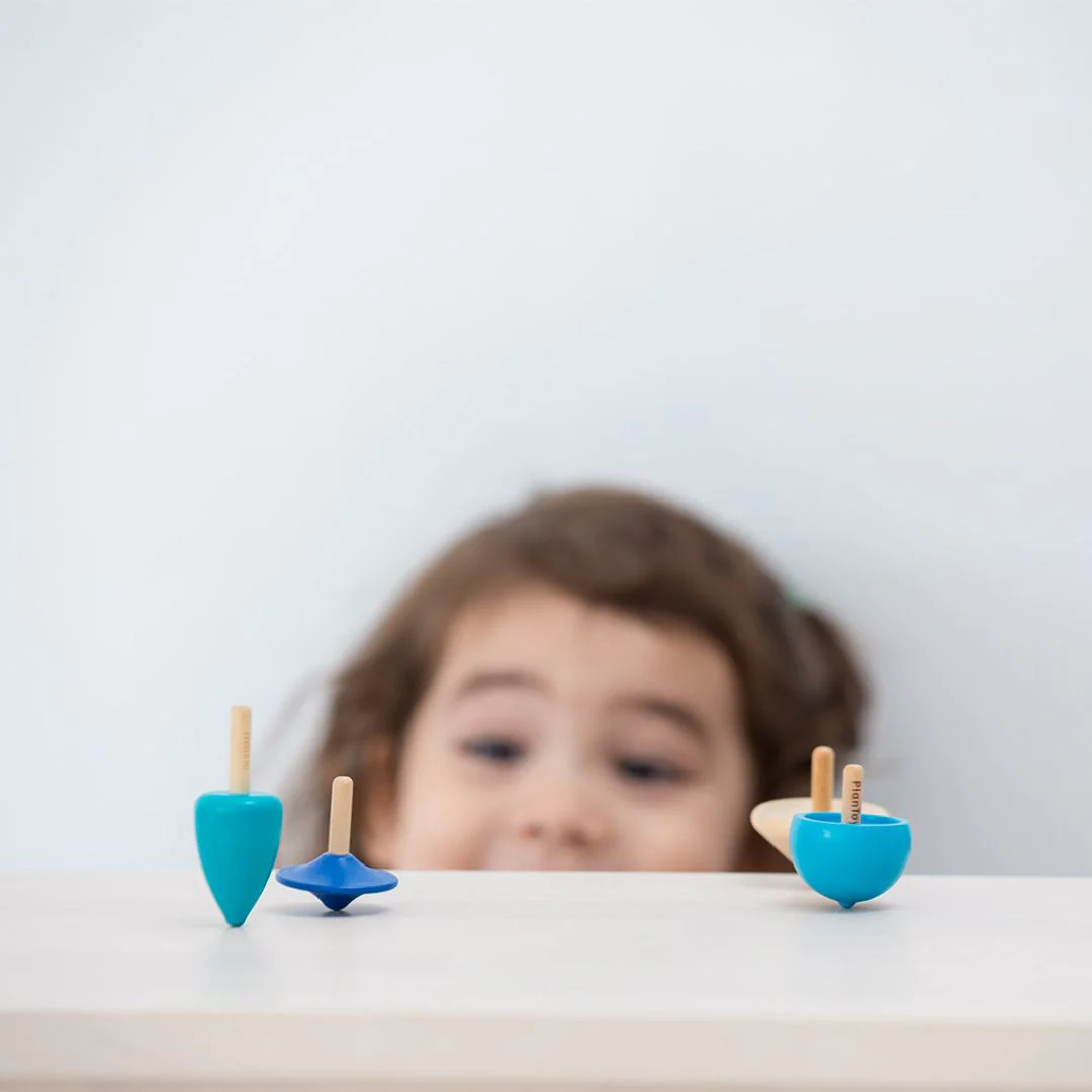PlanToys Mini Spinning Tops - Image 5