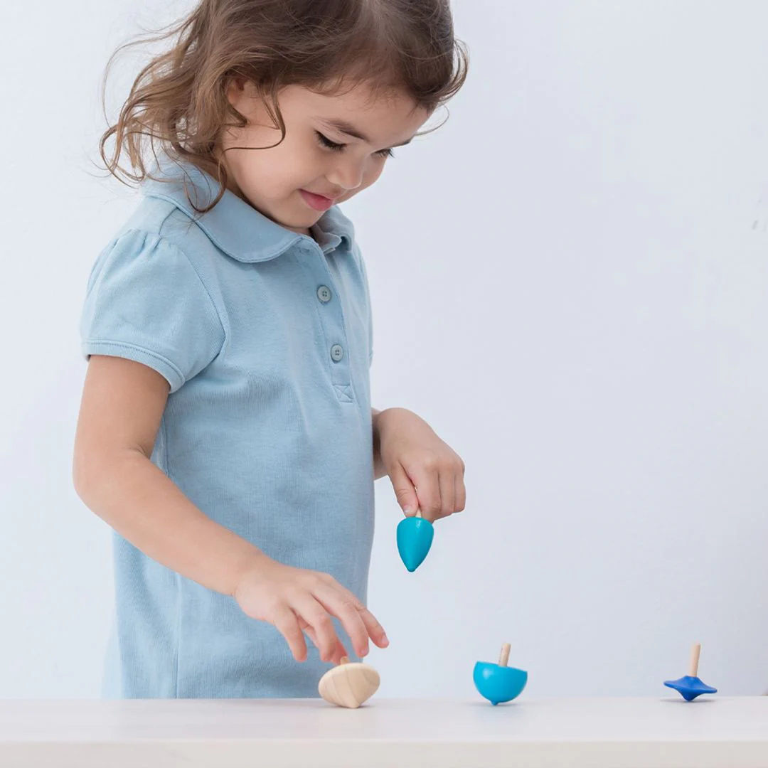 PlanToys Mini Spinning Tops - Image 6