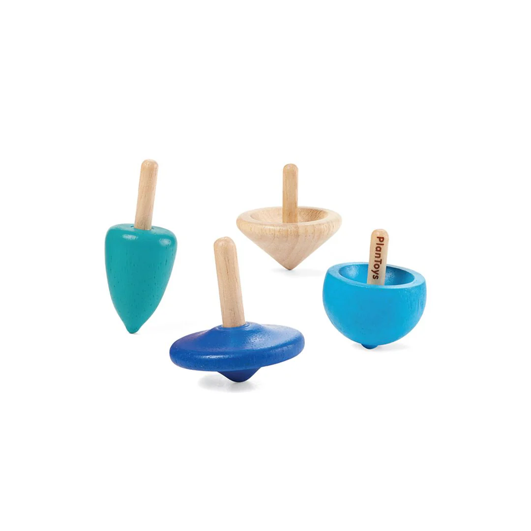 PlanToys Mini Spinning Tops - Image 7