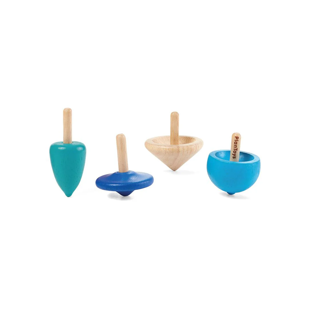 PlanToys Mini Spinning Tops - Image 8