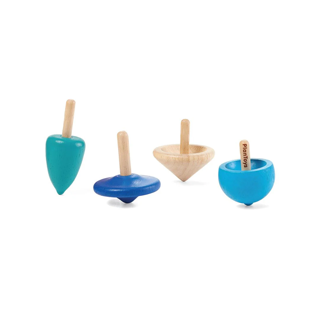PlanToys Mini Spinning Tops - Image 9