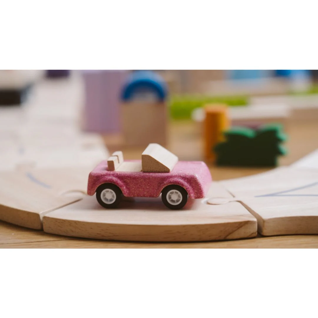 PlanToys Pink Sports Car - Image 2