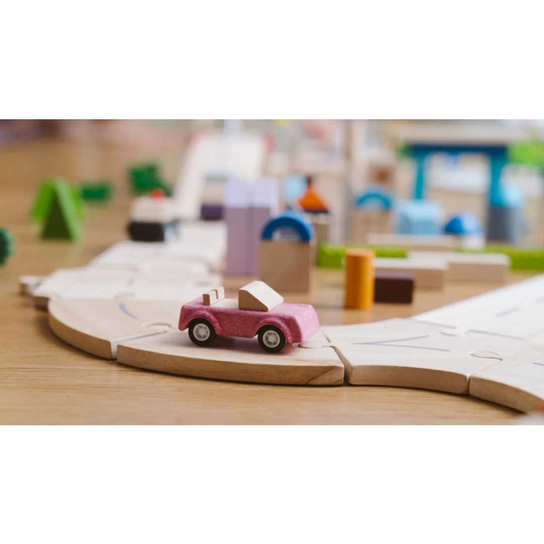 PlanToys Pink Sports Car - Image 3