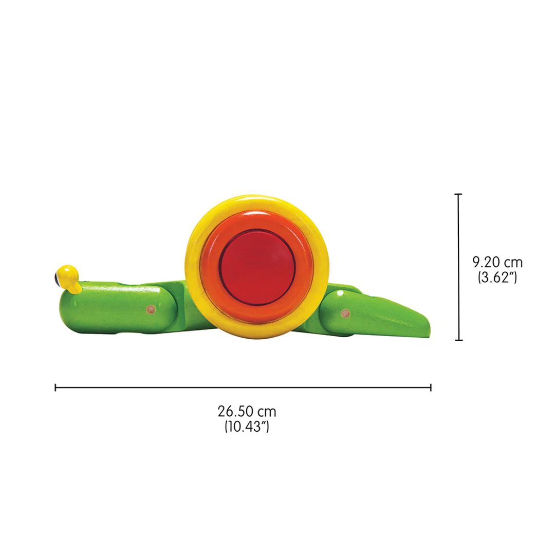 PlanToys Pull Along Snail - Image 10