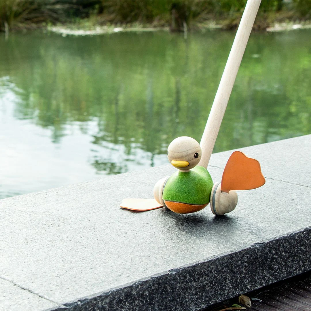 PlanToys Push Along Duck - Image 2