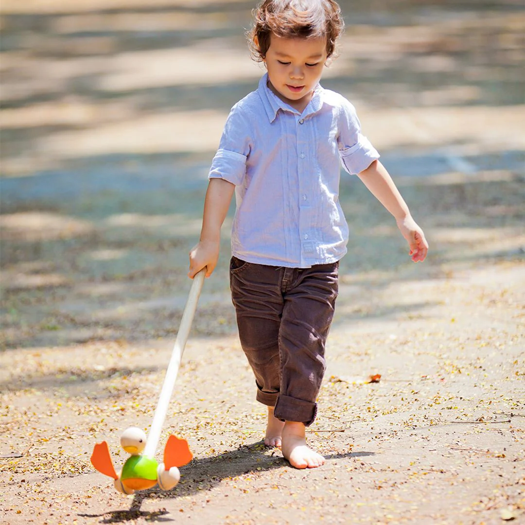 PlanToys Push Along Duck - Image 6