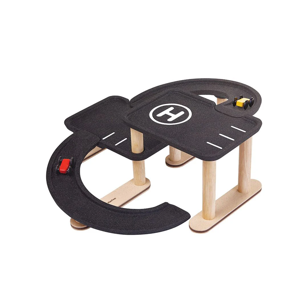 PlanToys Race N Play Parking Garage - Image 9