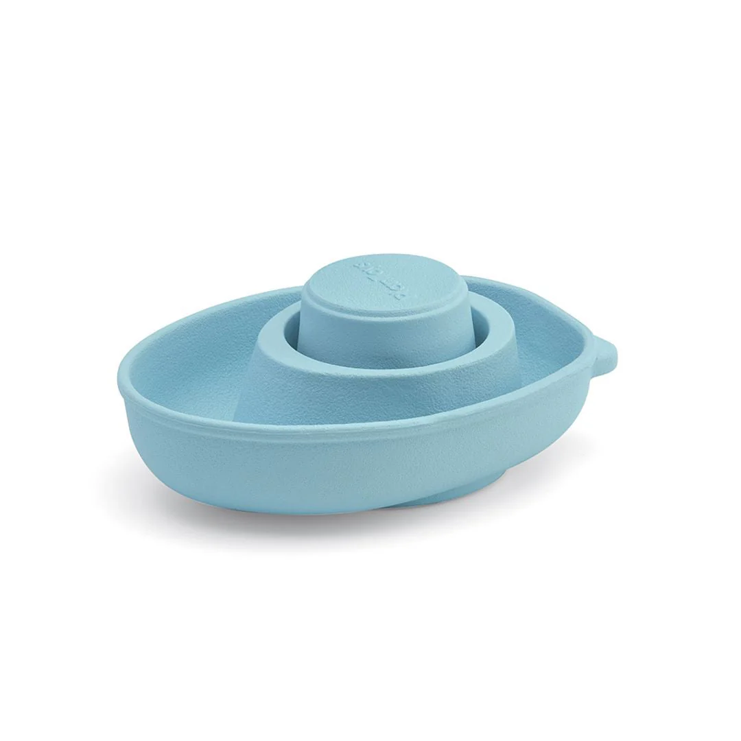 PlanToys Rubber Convertible Boat - Pastel Blue - Image 10