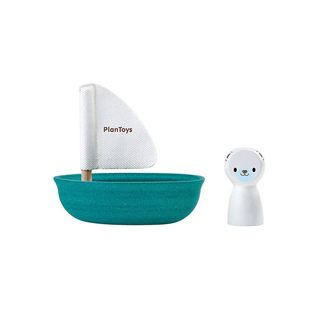 PlanToys Sailing Boat - Polar Bear - Image 8