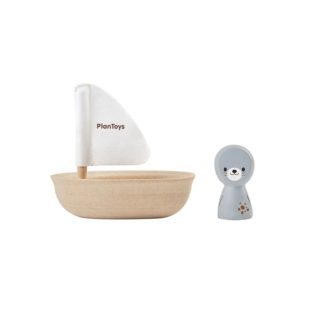 PlanToys Sailing Boat - Seal - Image 4