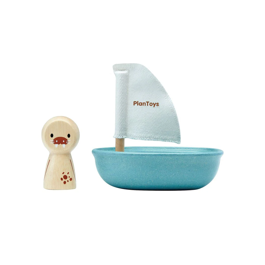 PlanToys Sailing Boat - Walrus - Modern Rustic - Image 7