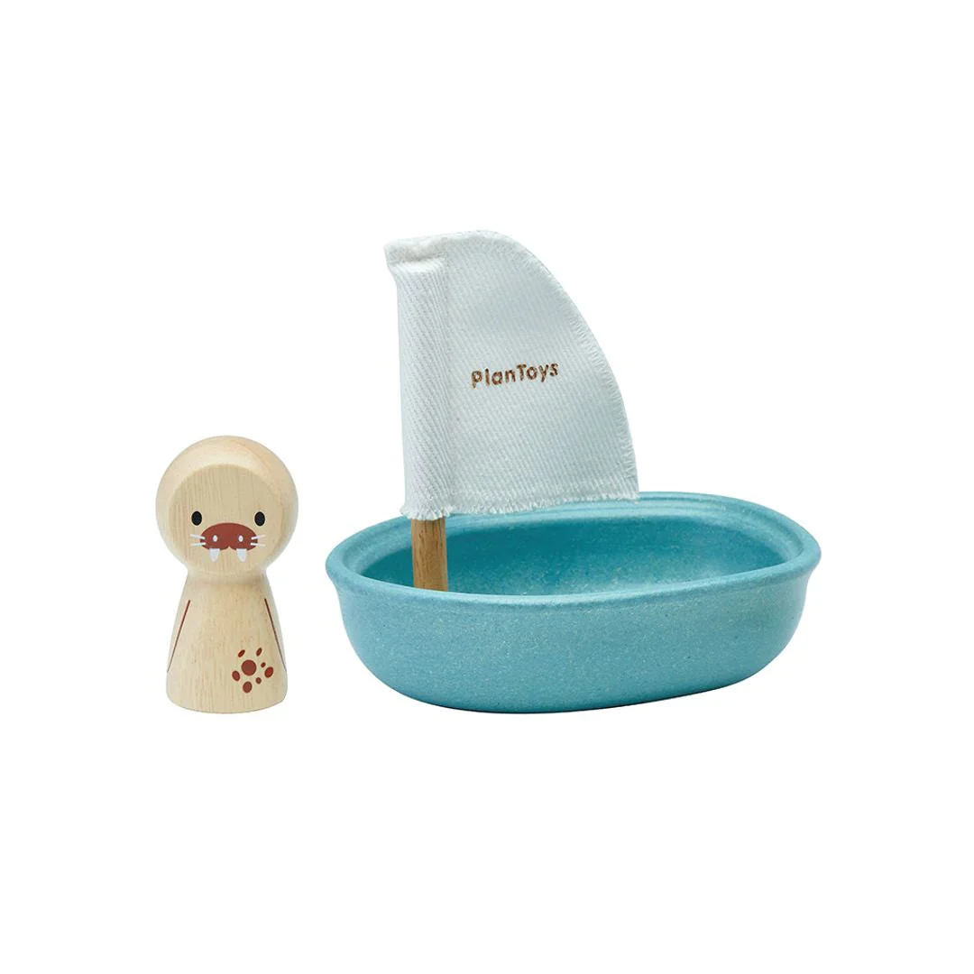 PlanToys Sailing Boat - Walrus - Modern Rustic - Image 8
