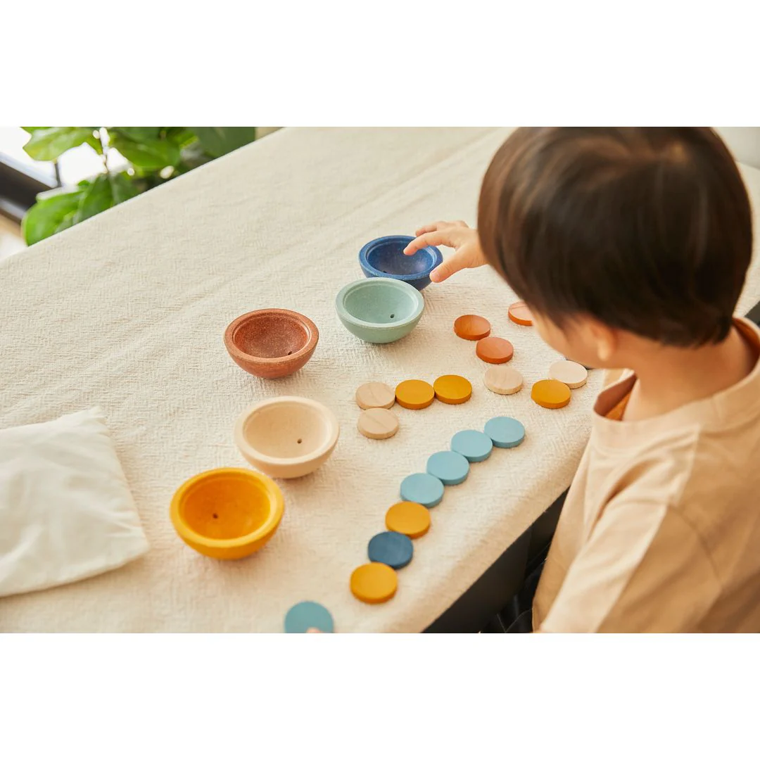 PlanToys Sort & Count Cups - Orchard - Image 2