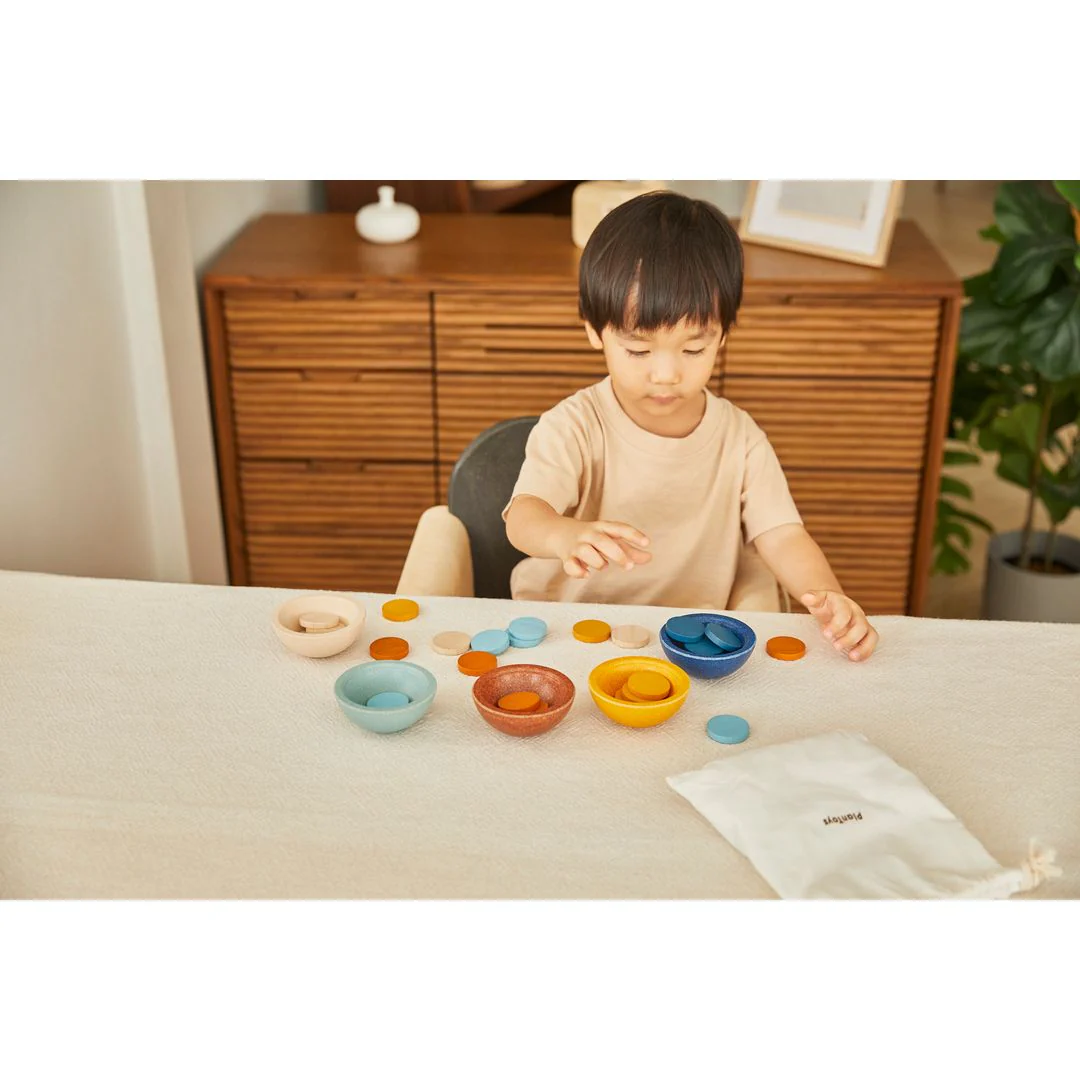 PlanToys Sort & Count Cups - Orchard - Image 3