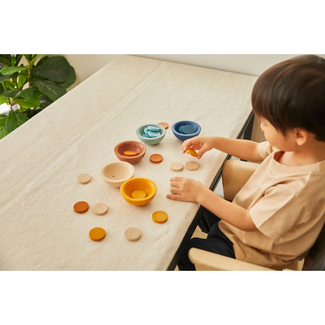PlanToys Sort & Count Cups - Orchard - Image 4