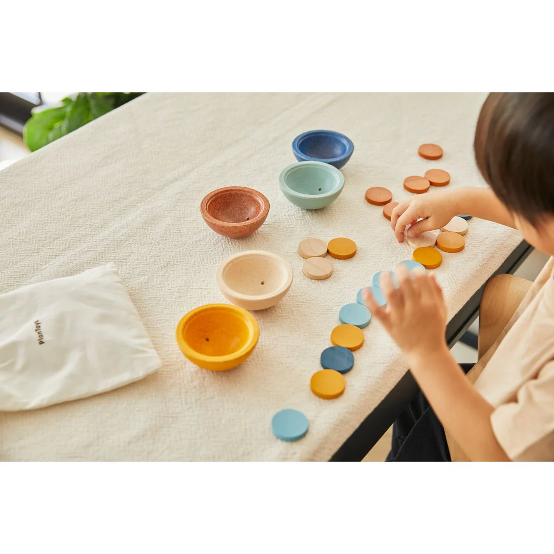 PlanToys Sort & Count Cups - Orchard - Image 7