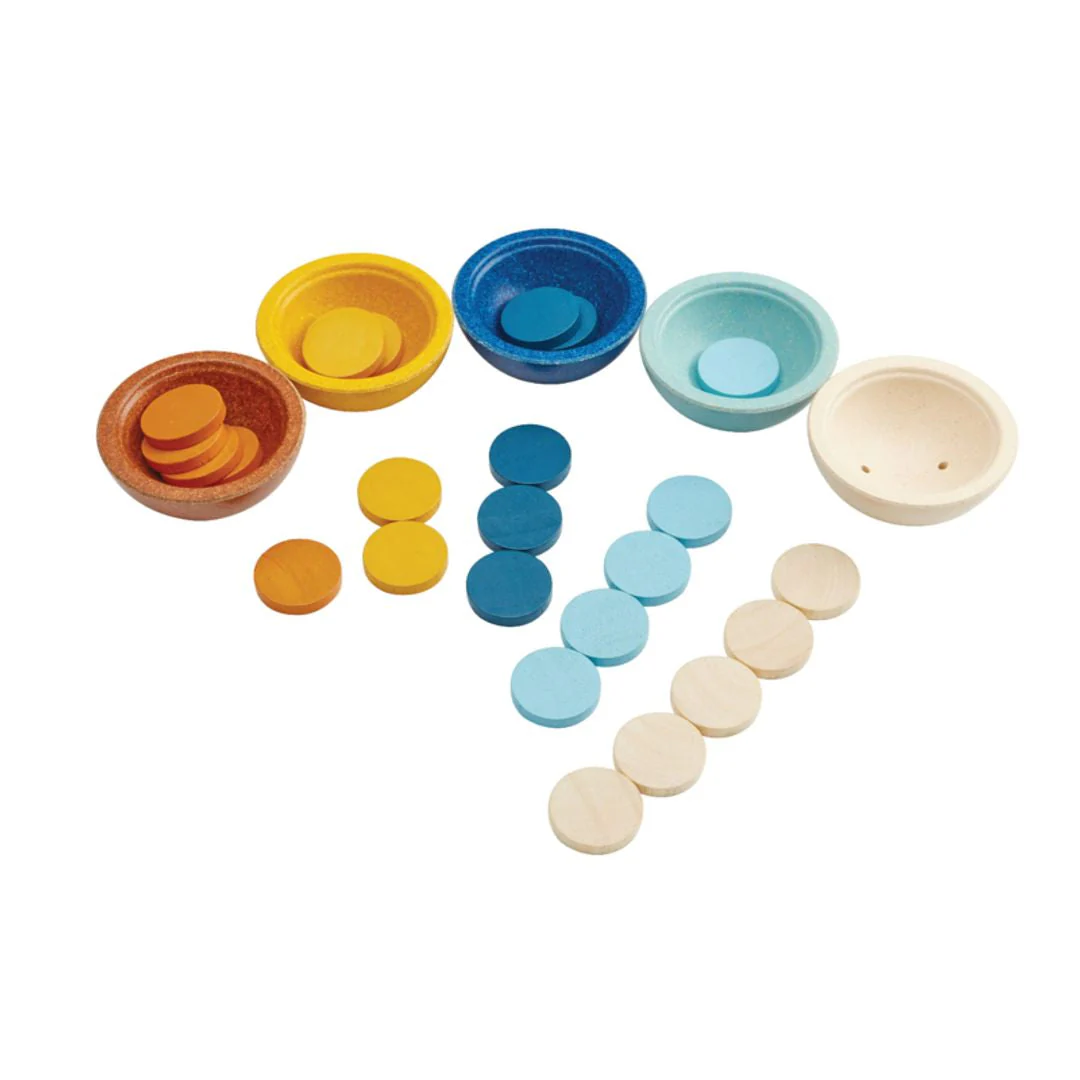 PlanToys Sort & Count Cups - Orchard - Image 9