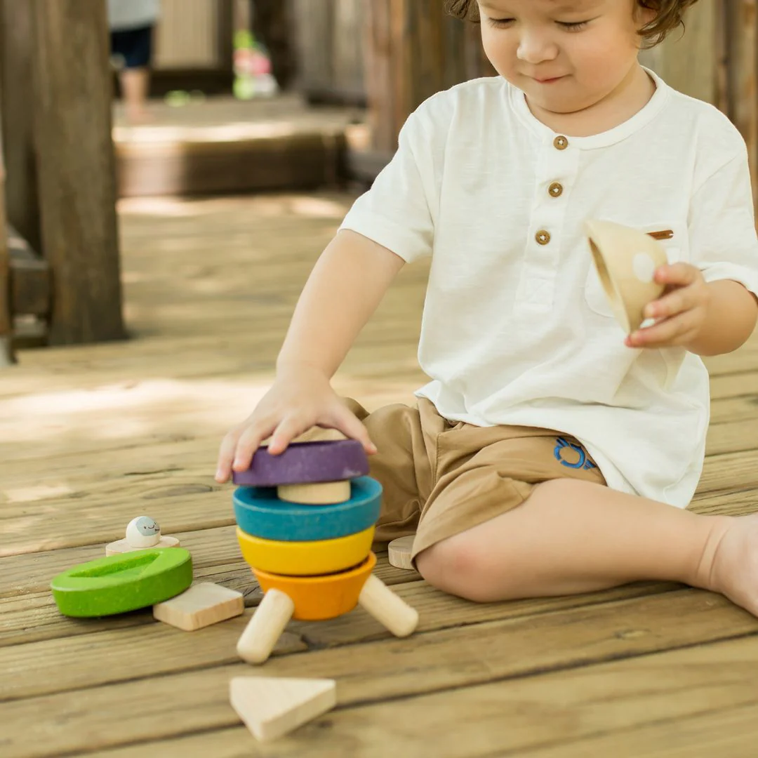 PlanToys Stacking Rocket - Image 4