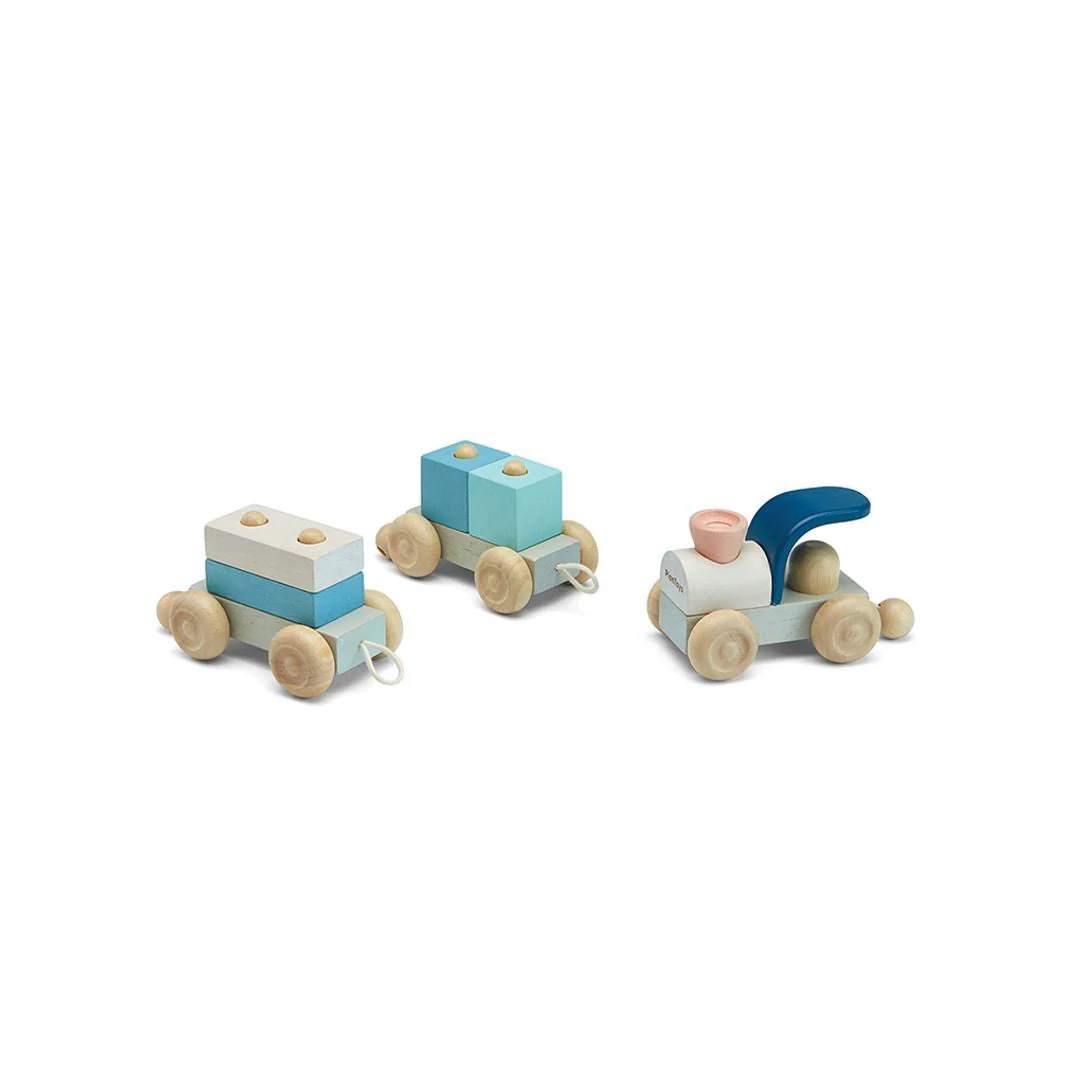 PlanToys Stacking Train Trio - Orchard - Image 7