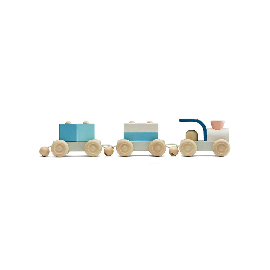 PlanToys Stacking Train Trio - Orchard - Image 8