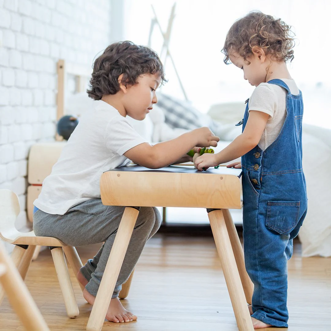PlanToys Table & Chair - Black - Image 6