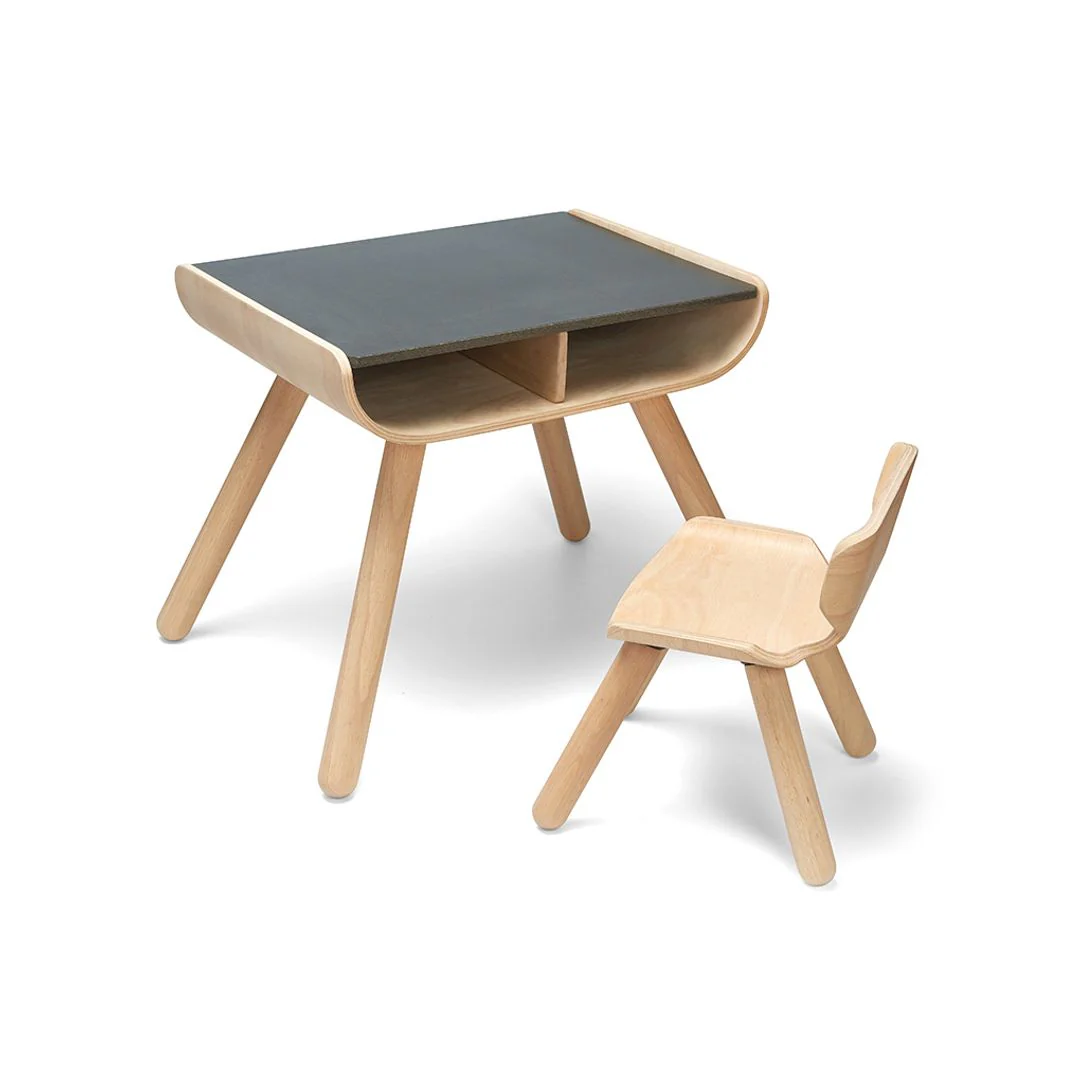 PlanToys Table & Chair - Black - Image 8