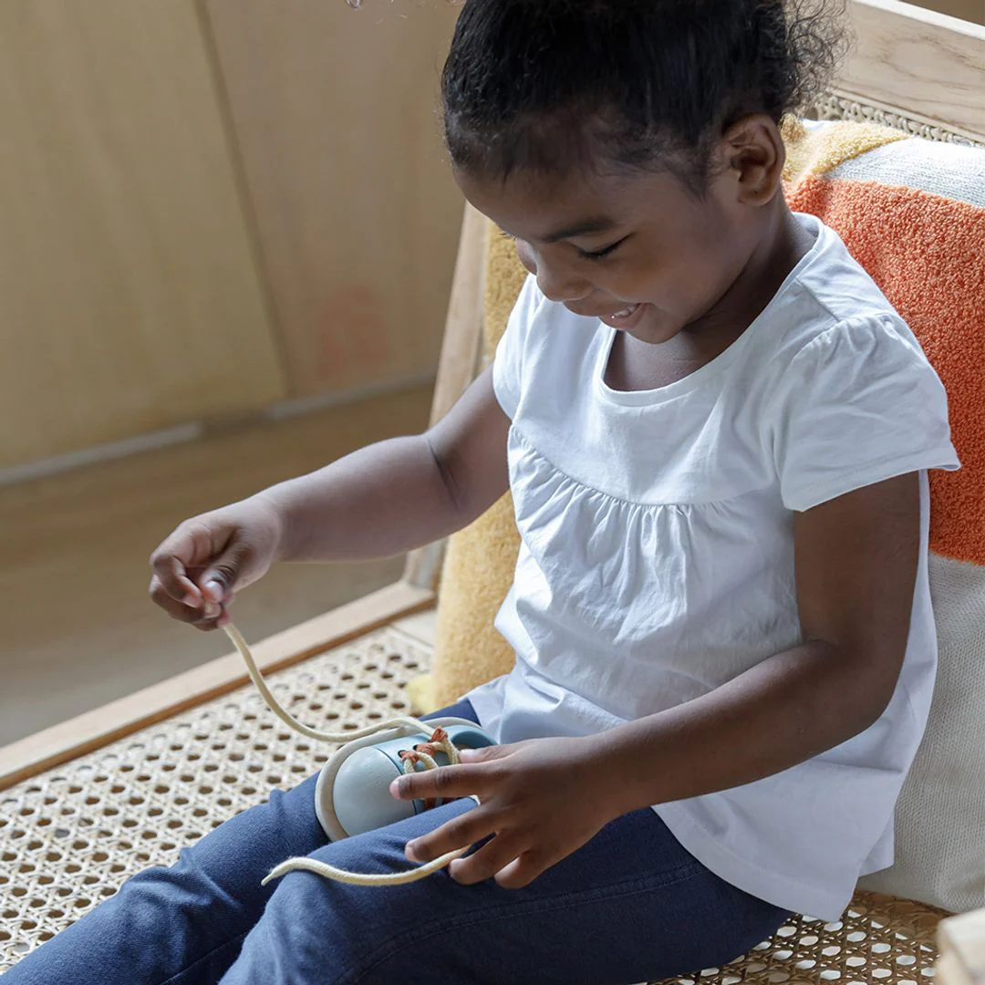 PlanToys Tie-Up Shoe - Orchard - Image 3