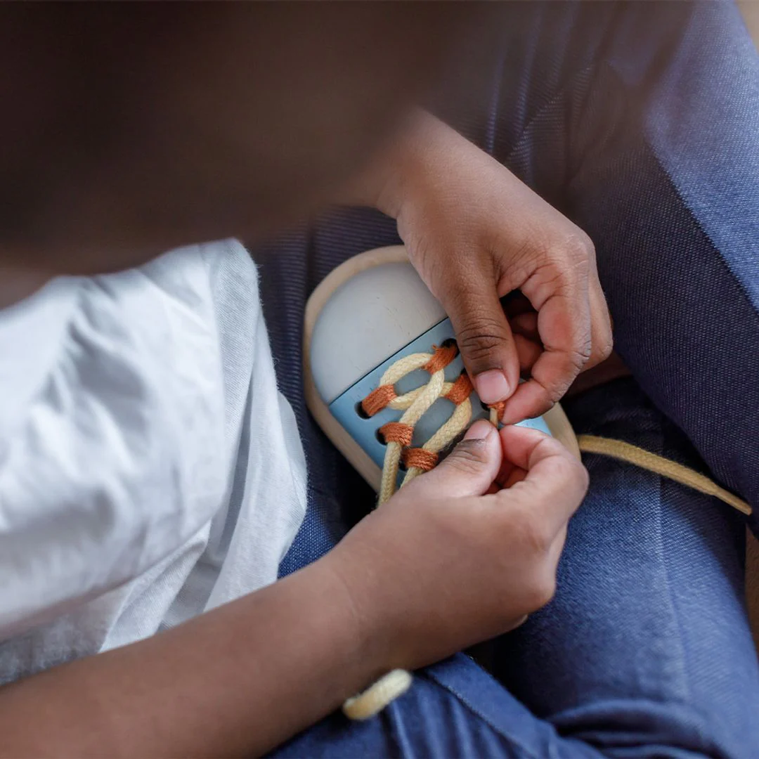 PlanToys Tie-Up Shoe - Orchard - Image 7