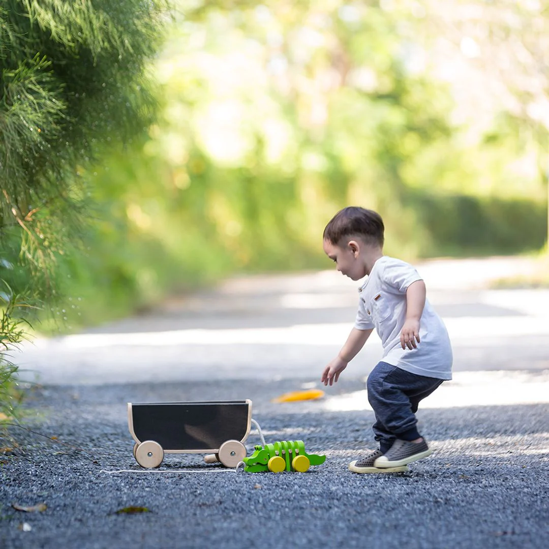 PlanToys Wagon - Black - Image 4