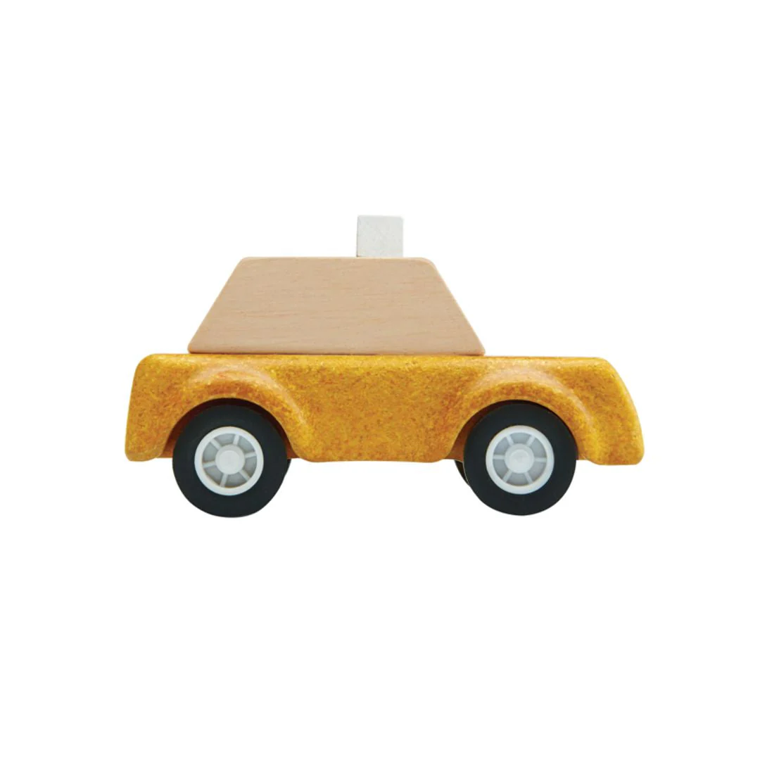 PlanToys Yellow Taxicab - Image 6