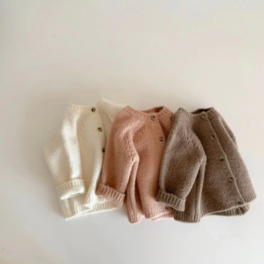 ozznekshoes Premium Organic Cotton Cardigan |Cozy Kids Sweater - Image 3