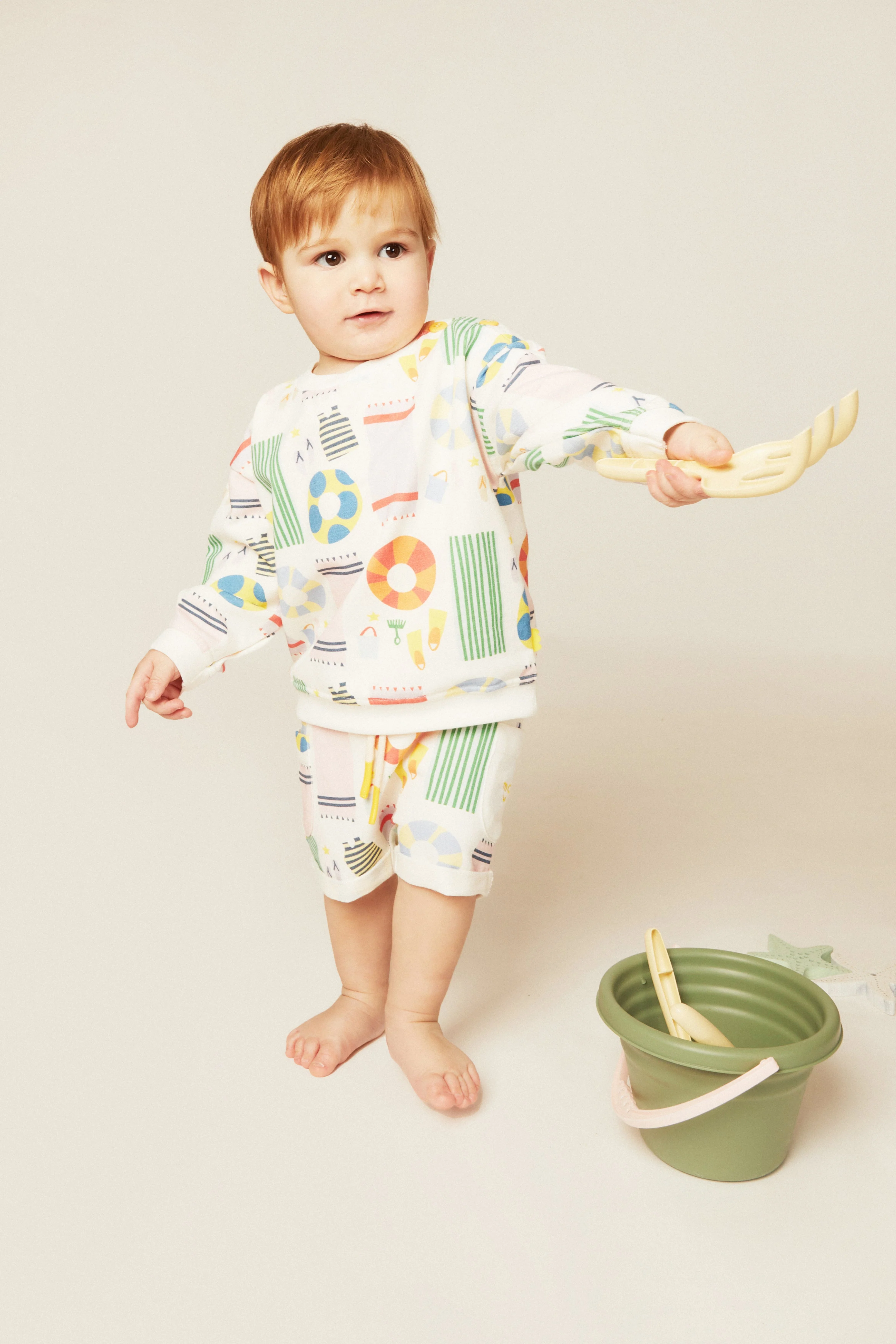 Mon Coeur Recycled Cotton Beach Baby Short - Image 2