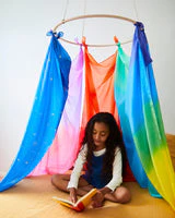 Sarah's Silks Giant Rainbow Playsilk - Image 2