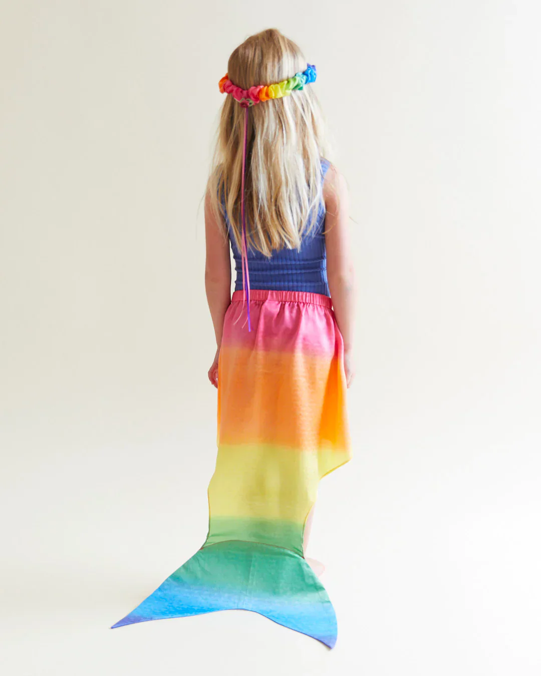 Sarah's Silks Large Rainbow Mermaid Tail - Image 2