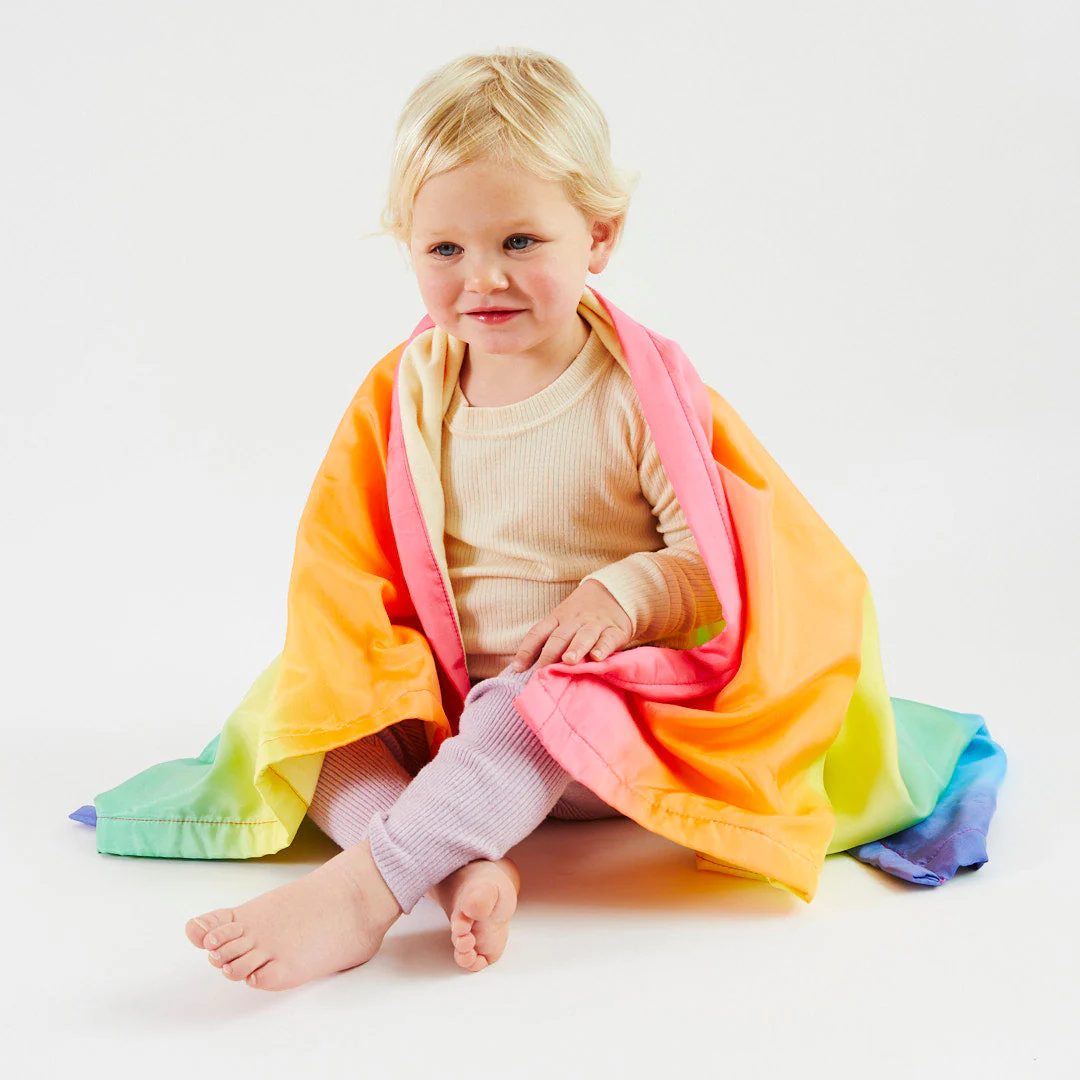 Sarah's Silks Rainbow Baby Blanket - Image 2