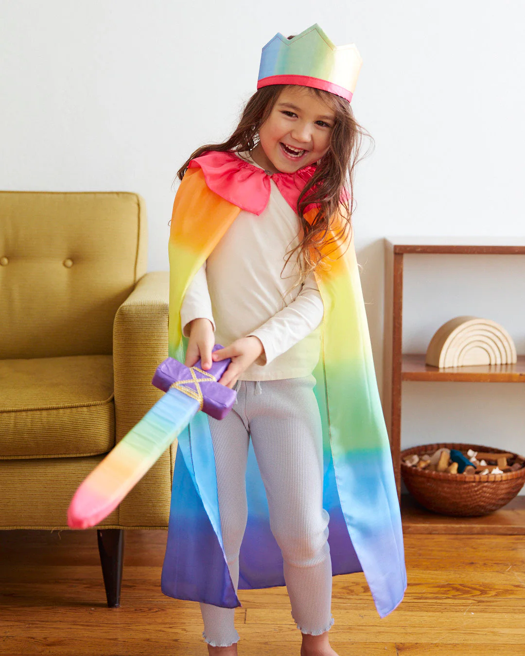 Sarah's Silks Rainbow Cape - Image 2