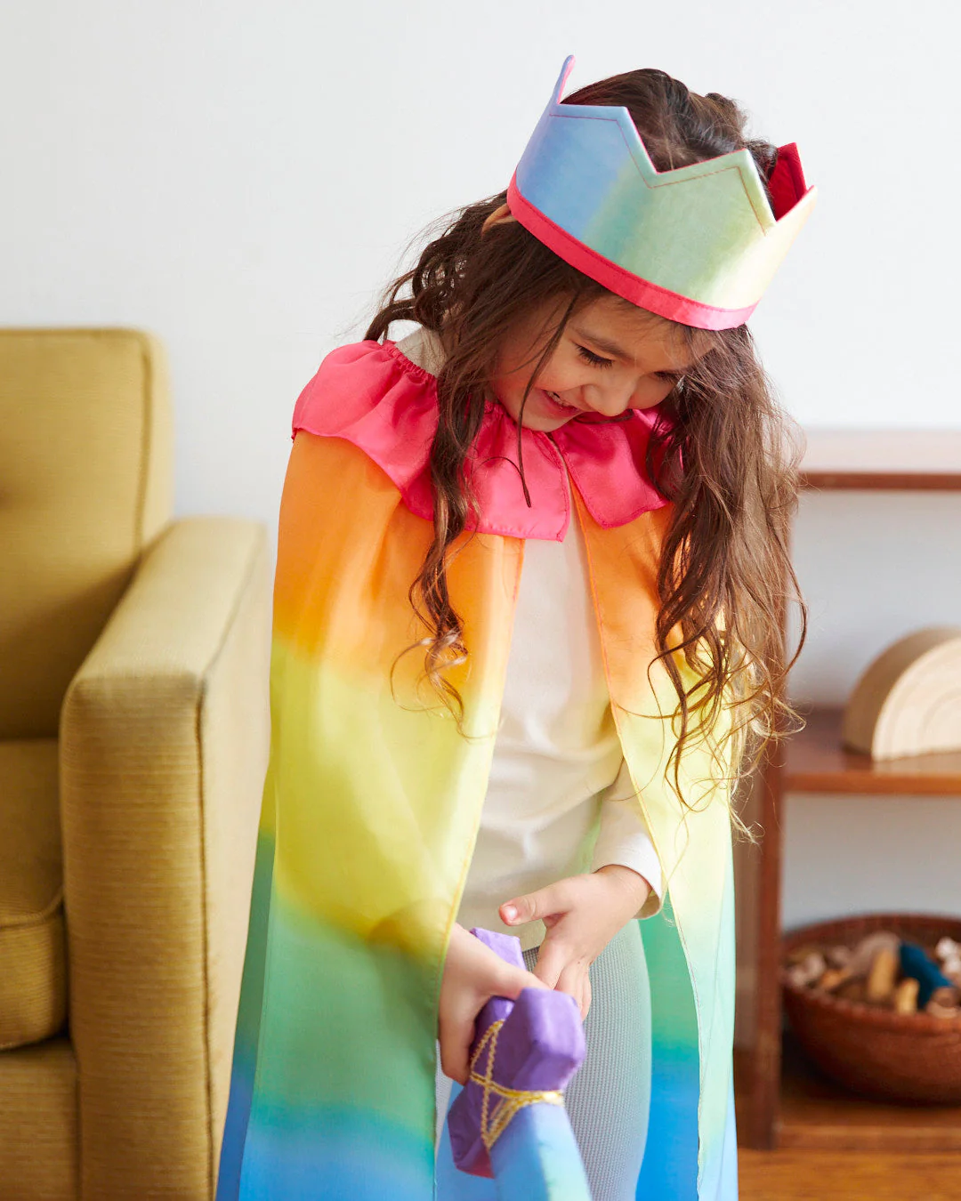Sarah's Silks Rainbow Cape - Image 4