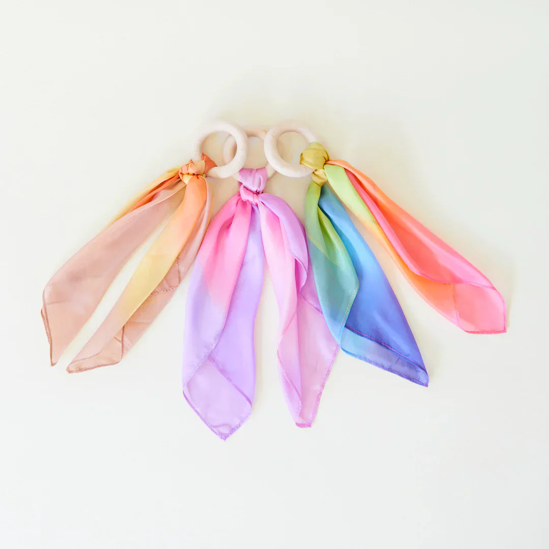 Sarah's Silks Rainbow Teether - Image 2