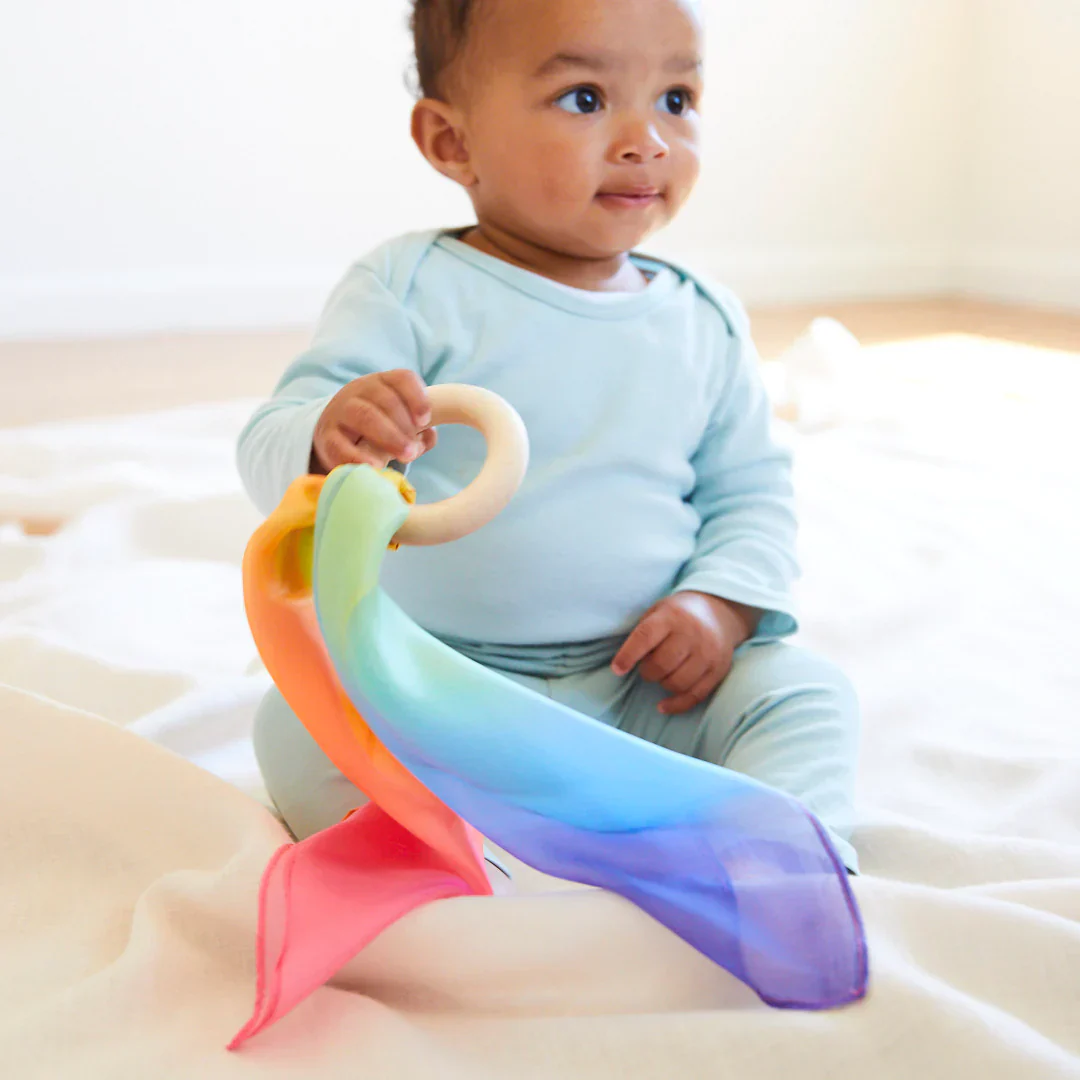 Sarah's Silks Rainbow Teether - Image 3