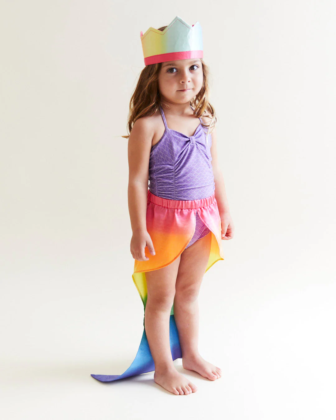 Sarah's Silks Small Rainbow Mermaid Tail - Image 2